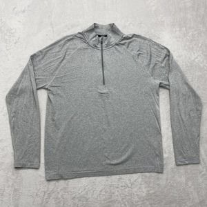 Rhone Shirt Men Extra Large Gray Performance Outdoor Comfort Gym Workout 1/4 Zip